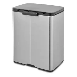 Brabantia Bo waste bin 12 L, Brushed steel - matte Blue Sale