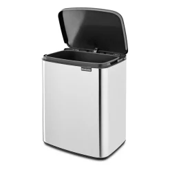 Brabantia Bo waste bin 12 L, Brushed steel - shiny Silver-coloured Discount