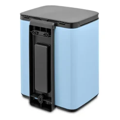 Brabantia Bo waste bin 7 L, Dreamy Blue Silver-coloured Discount