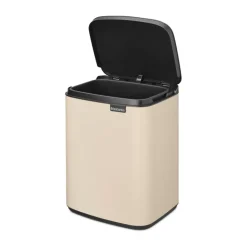 Brabantia Bo waste bin 7 L, Soft beige Brown New
