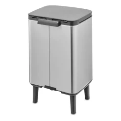 Brabantia Bo waste bin high 7 L, Brushed steel - matte Silver-coloured Sale