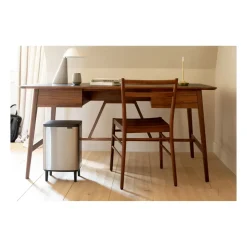 Brabantia Bo waste bin high 12 L, Brushed steel - matte Silver-coloured