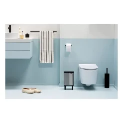 Brabantia Bo waste bin high 4 L, Brushed steel - matte Silver-coloured Online