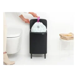 Brabantia Bo waste bin high 12 L, Matte Black
