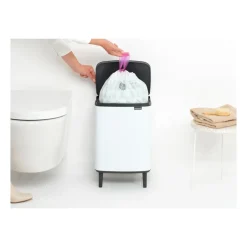 Brabantia Bo waste bin high 12 L, White Clearance