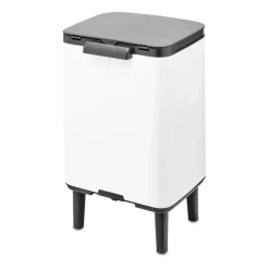 Brabantia Bo waste bin high 7 L, White Hot