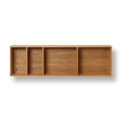 Ferm Living Bon shelf 36x47 cm, Oiled Oak Brown Hot