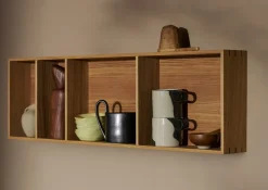 Ferm Living Bon shelf 36x47 cm, Oiled Oak Brown Hot