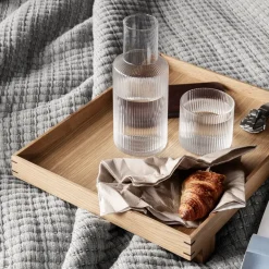 Ferm Living Bon wooden tray small, oak Brown Discount