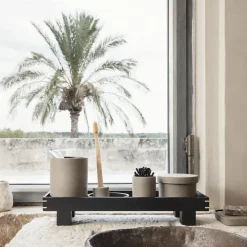 Ferm Living Bon wooden tray X small, -stained oak Black Online