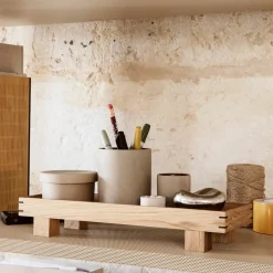 Ferm Living Bon wooden tray X small, oak Brown Hot