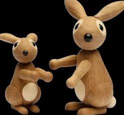 Spring Copenhagen Bonnie rabbit decoration 12.5 cm, Oak Beige Clearance