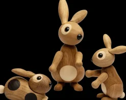 Spring Copenhagen Bonnie rabbit decoration 12.5 cm, Oak Beige Clearance