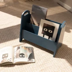 Nofred Book holder bookshelf for children, Blue Outlet