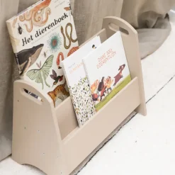 Nofred Book holder bookshelf for children, Beige