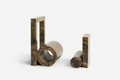 Woud Booknd book support marble, Brown Discount