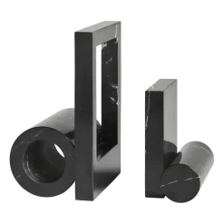 Woud Booknd book support marble, Black New