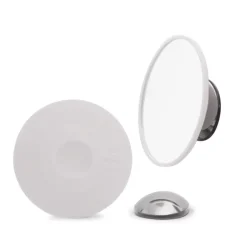Bosign mirror 5 x magnification, white Silver-colouredWhite Discount