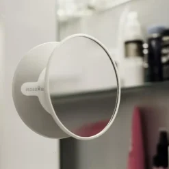 Bosign mirror 5 x magnification, white Silver-colouredWhite Discount