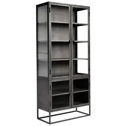 MUUBS Boston high cabinet 200 cm, Black Outlet