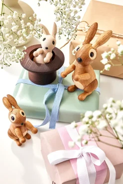 Spring Copenhagen Bounce rabbit decoration 9.5 cm, Oak Beige Online