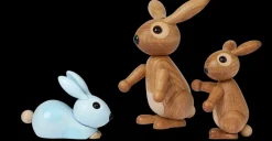 Spring Copenhagen Bounce rabbit decoration 9.5 cm, Oak Beige Online