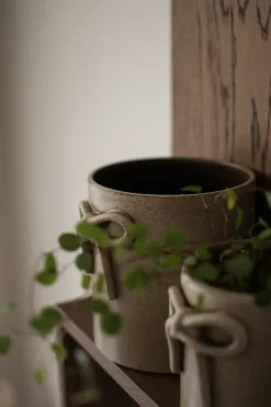 DBKD Bow pot Ø14 cm, Beige Outlet