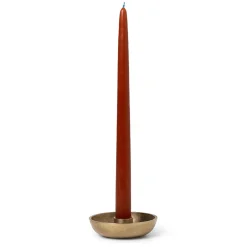 Ferm Living Bowl candle sticks Ø10 cm, brass Gold-coloured Outlet