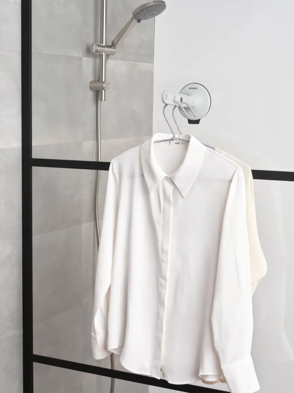 Brabantia hanger with suction cup, Light Grey Discount