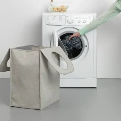 Brabantia laundry bag fabric rectangular 55 liters, light Grey Clearance
