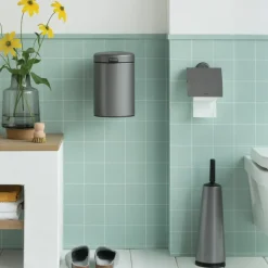 Brabantia ReNew toilet brush, platinum Brown Outlet