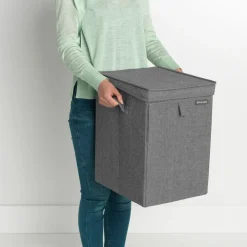 Brabantia stackable laundry basket 35 l., dark Grey Clearance