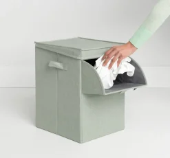 Brabantia stackable laundry basket 35 l., green Grey Outlet
