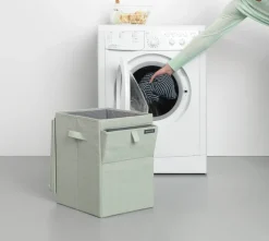 Brabantia stackable laundry basket 35 l., green Grey Outlet