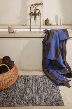 Ferm Living Braided basket - low, Natural Brown Hot