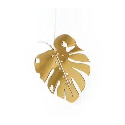 KLONG Brass leaves decoration 2-pack, Water Gold-coloured