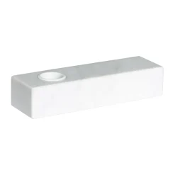Hübsch Brick candle holder, White Clearance