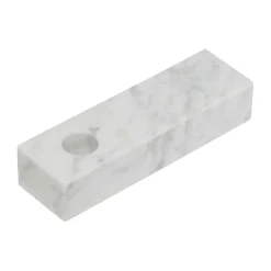 Hübsch Brick candle holder, White Clearance