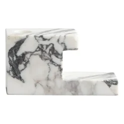 101 Copenhagen Brick low candle holder 7.5x14 cm, Calacatta White Best