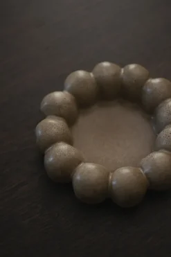 DBKD Bright candle tray Ø17 cm, Beige Online