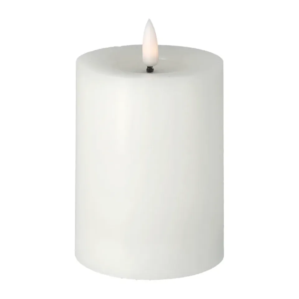Scandi Essentials Bright Melt block candle LED 12,5 cm, White Online