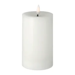 Scandi Essentials Bright Melt block candle 15 cm, White