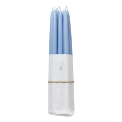 Broste Copenhagen dipped antique candles 10-pack, Plain air, light Blue Discount