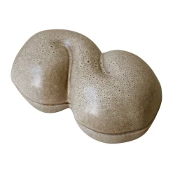 DBKD Bun bowl with lid 11x18 cm, Beige Discount