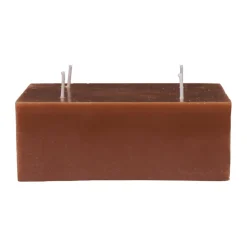 Ferm Living Burren block candle large, Bronze Brown Online