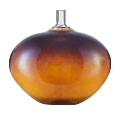 Kosta Boda BV Beans AC-20, gold-brown Orange Hot