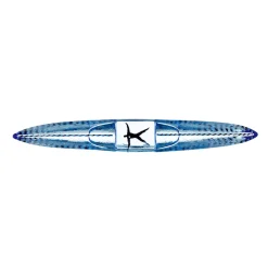 Kosta Boda BV Drifter glass sculpture, Blue Clearance
