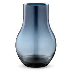 Georg Jensen Cafu glass vase , medium, 30 cm Blue