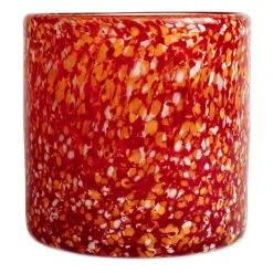Byon Calore tealight holder M 15 cm, Red-orange RedOrange New