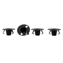 Design Letters Candle holder for espresso cup 4-pack, small Black Outlet